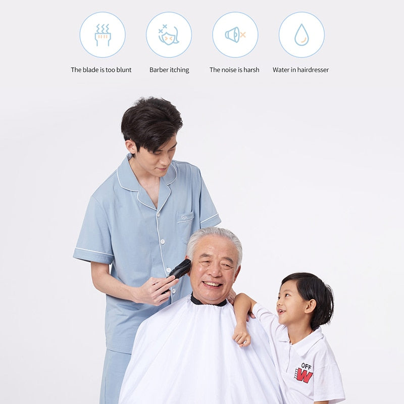 Xiaomi Mijia Electric Hair Clipper Xiaomi Home Men Hair Cutter Trimmer Barber Professional Ultra-thin Ceramic Blade USB