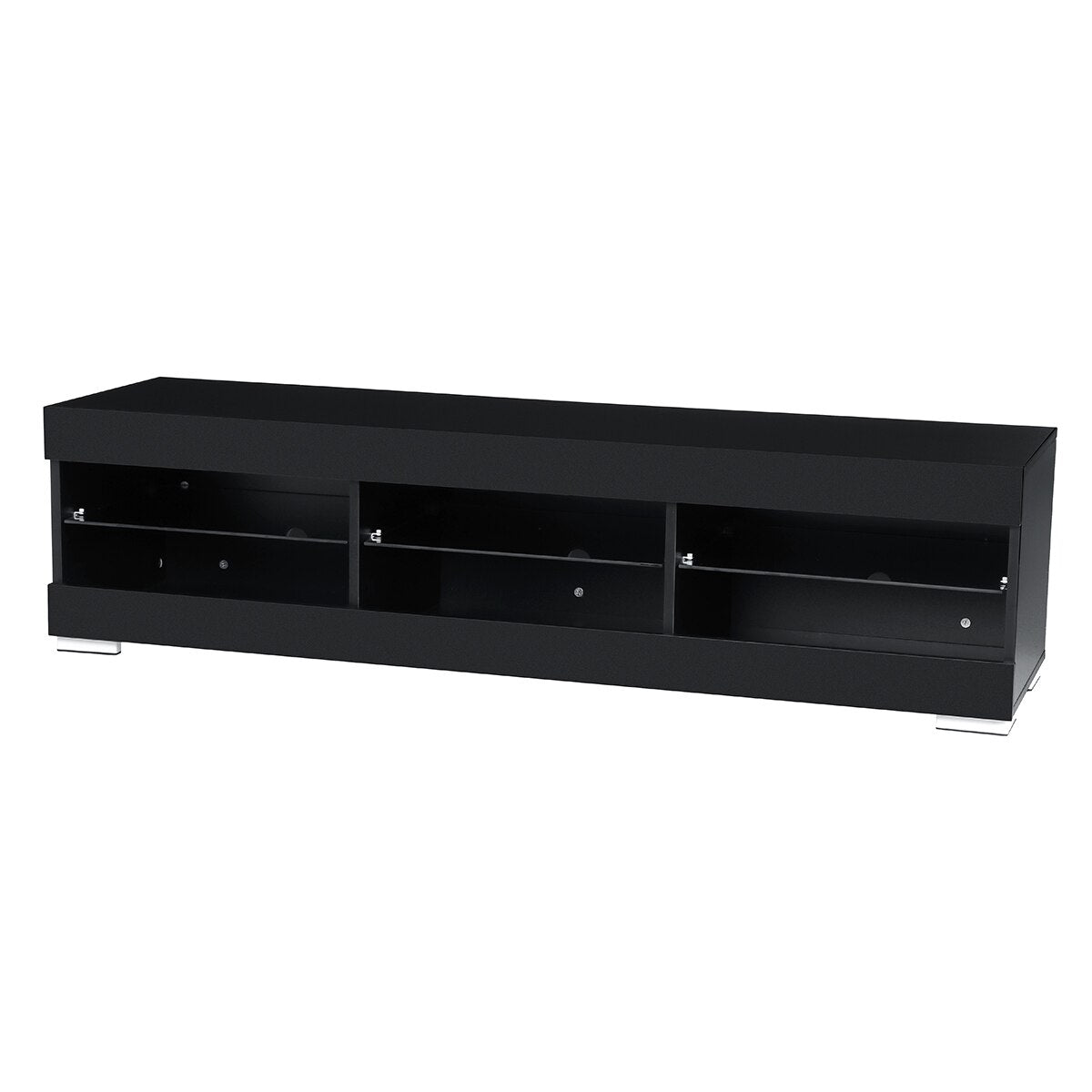 57'' TV Cabinet Modern LED TV Stands Living Room Furniture Detachable TV Unit Bracket with 6 Open Drawers Home Furnishings