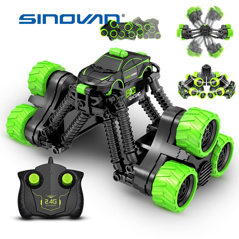 Sinovan Electric RC Car Remote Control Toy Cars Off-Road Car Radio Stunt car Controlled Drive Toys For Boys Kids Suprise Gift
