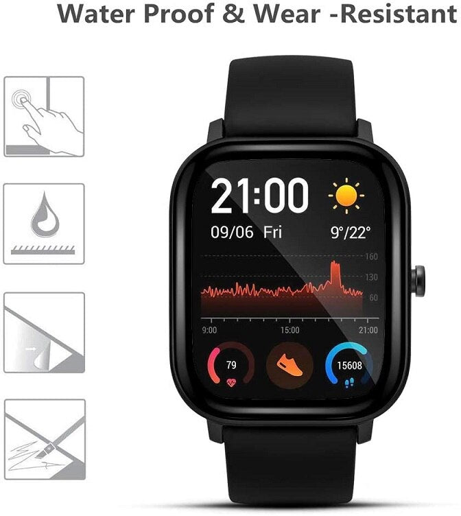 3D Tempered Glass Watch For Amazfit GTS Screen Protector Protection Film For Xiaomi Huami Amazfit GTS/GTS2/Pop/Bip Smart Watch
