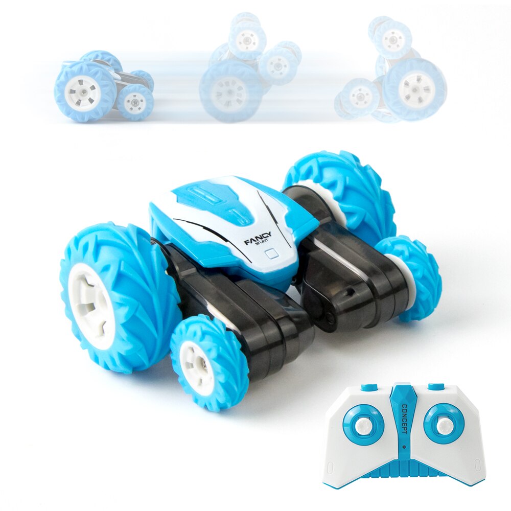 Sinovan Mini RC Car for Kids, Direct Charge Remote Control Cars, 2 Sided 360° Rotation RC Stunt Car, Toys for Boys Girls Age 3+