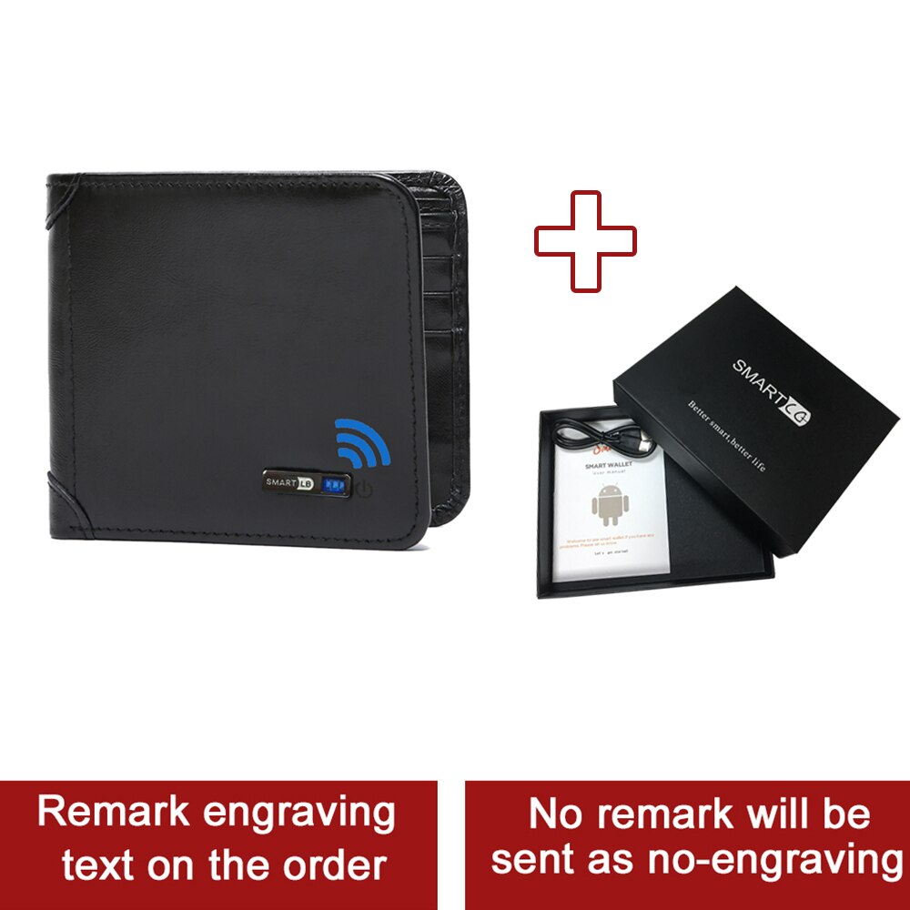 Smart Anti-lost wallets man genuine leather high quality short wallets purses men's purse Men Coin Purse thin Small Walet Pocket