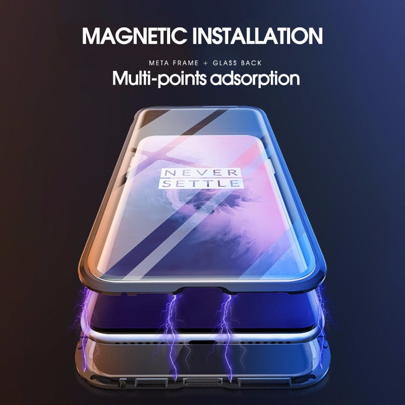 360 Full Protection Flip Magnetic Double Side Glass Case For Xiaomi Mi 8 9 SE 9T 10T 10 Pro CC9E 11 Lite A3 Poco M3 F3 Cover