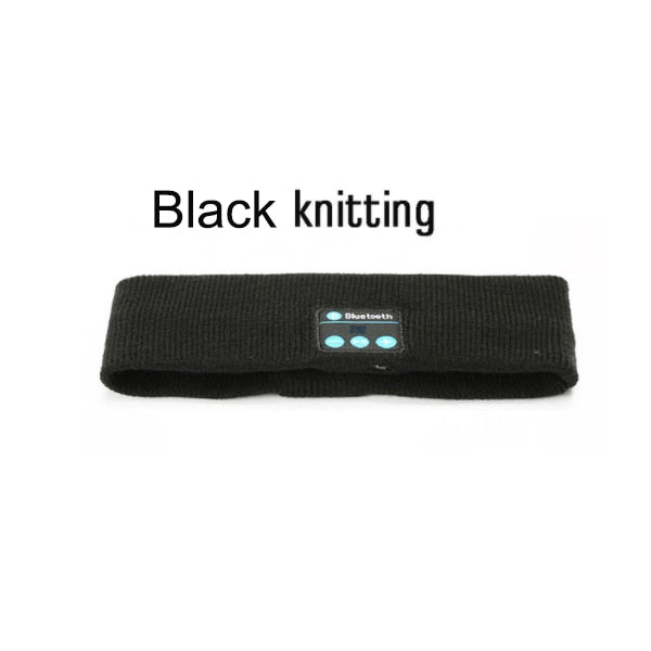 Factory in stock Wireless Bluetooth Sleep Headband Hat Soft Warm Sports Smart Cap Smart Speaker Stereo Headset with Mic