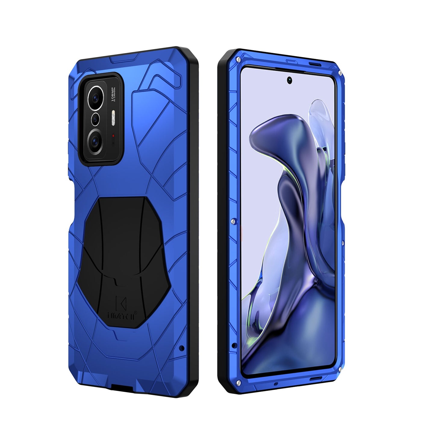 Case For Xiaomi 11T with Tempered Glass Metal Heavy Duty Protection Cover Shockproof Dropproof Dustproof Mi 11T Pro Phone Case