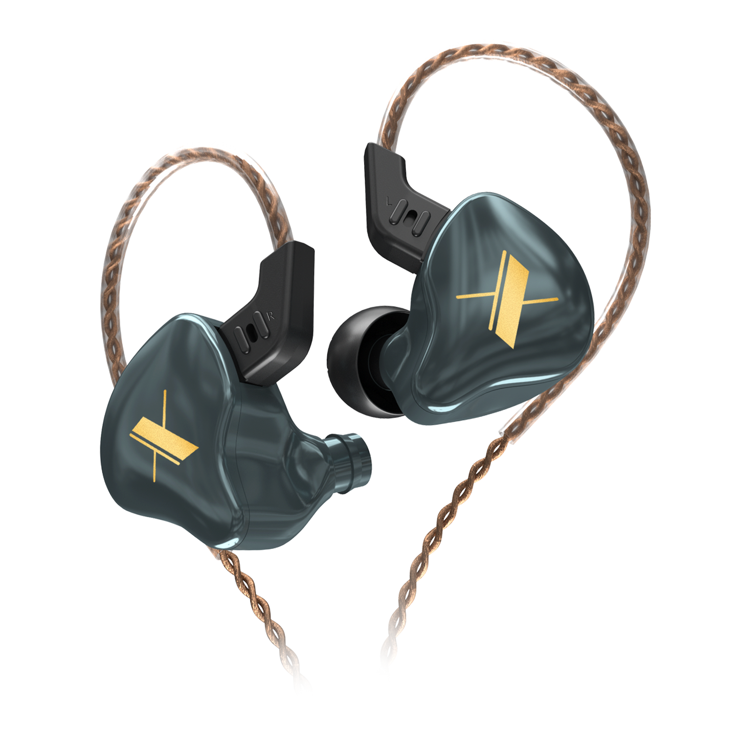 KZ EDX Earphones 1 Dynamic HIFI Bass Earbuds In Ear Monitor Headphones Sport Noise Cancelling Headset