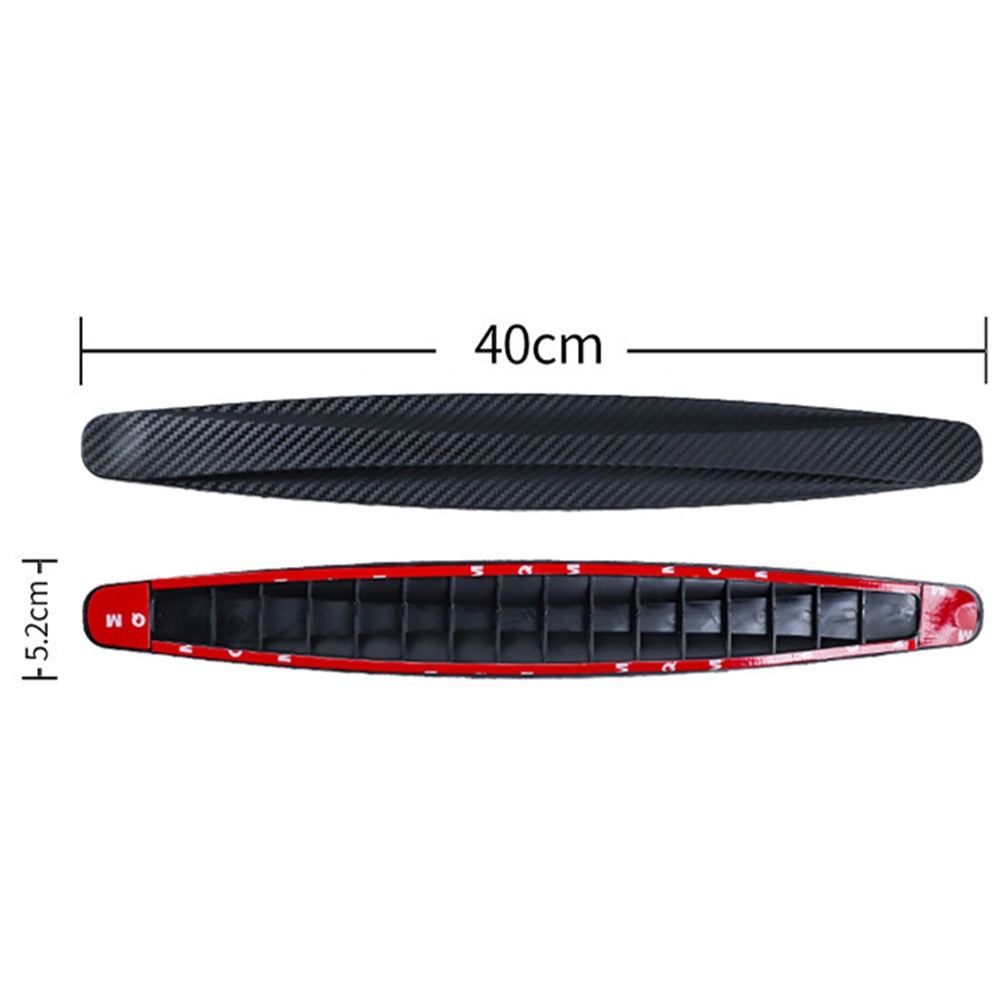 2pcs Car Bumper Protector Strip Guard Corner Protection Strips Scratch Protector Crash Blade Anti-collision Auto Accessories