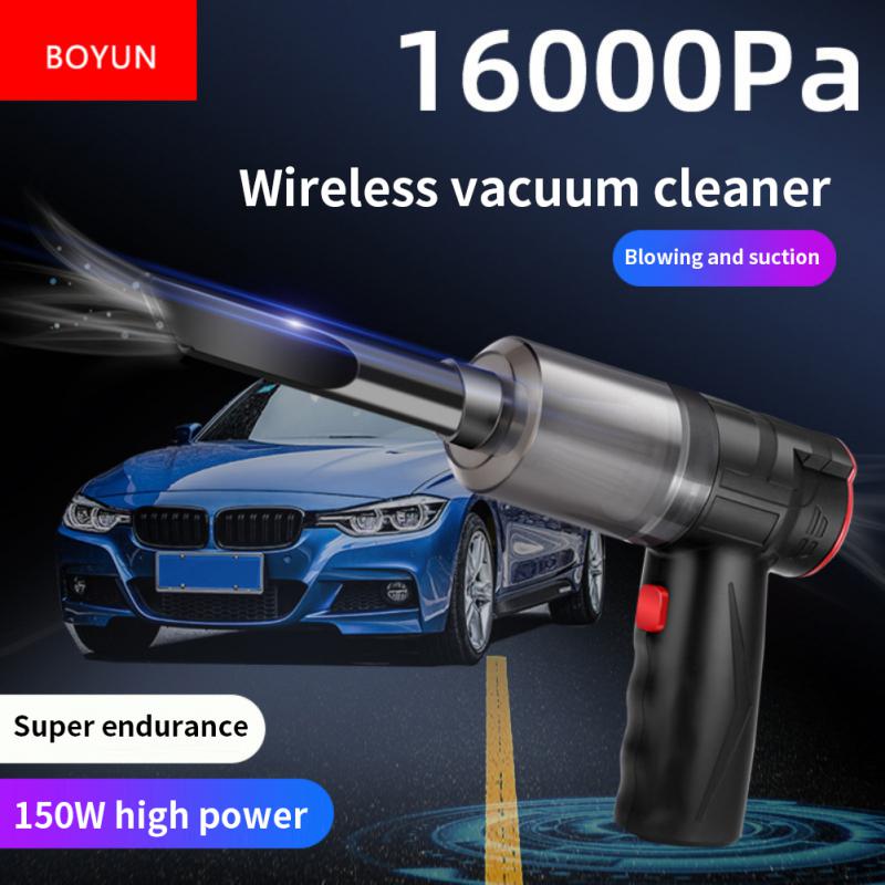 16000Pa Car Vacuum Cleaner Wireless Portable Powerful Suction Vacuum Cleaner Handheld Mini Aspiradora Para Auto For Car Interior
