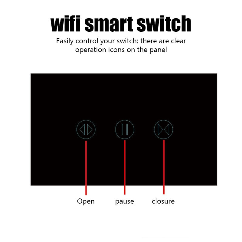 Smart Life WiFi Curtains Blinds Switch Roller Shutter Electric Motor Google Home Alexa Voice Control Domotica Casa Inteligente