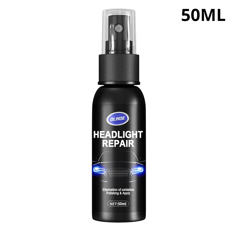 Car Headlight Polishing Agent Scratch Remover Repair Fluid Headlight Renewal Polish And Maintenance Liquid Kit Auto Accessories