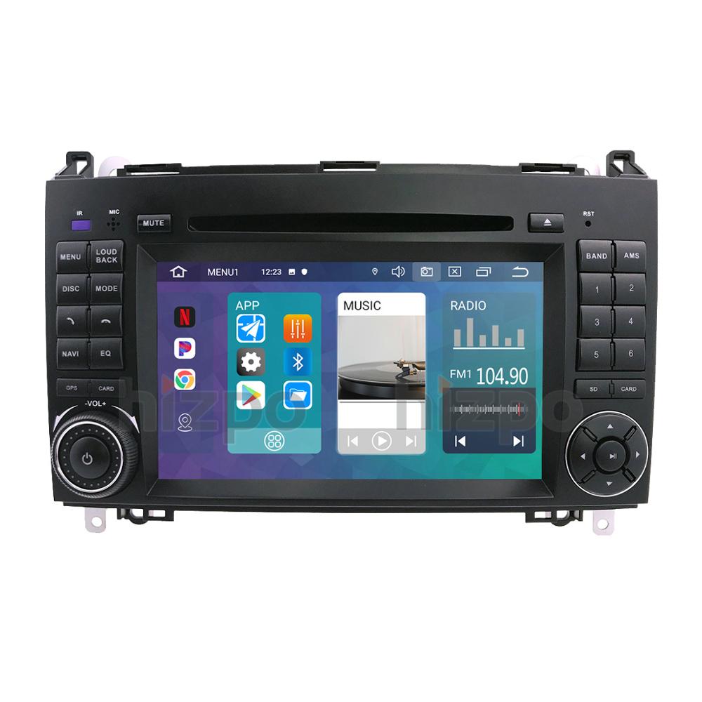 Android 10 IPS Quad Core 1G 16G Multimedia for Mercedes Benz W169 W245 Viano Vito W639 Sprinter W906 DVD RDS SWC DVR OBD2 4GWIFI