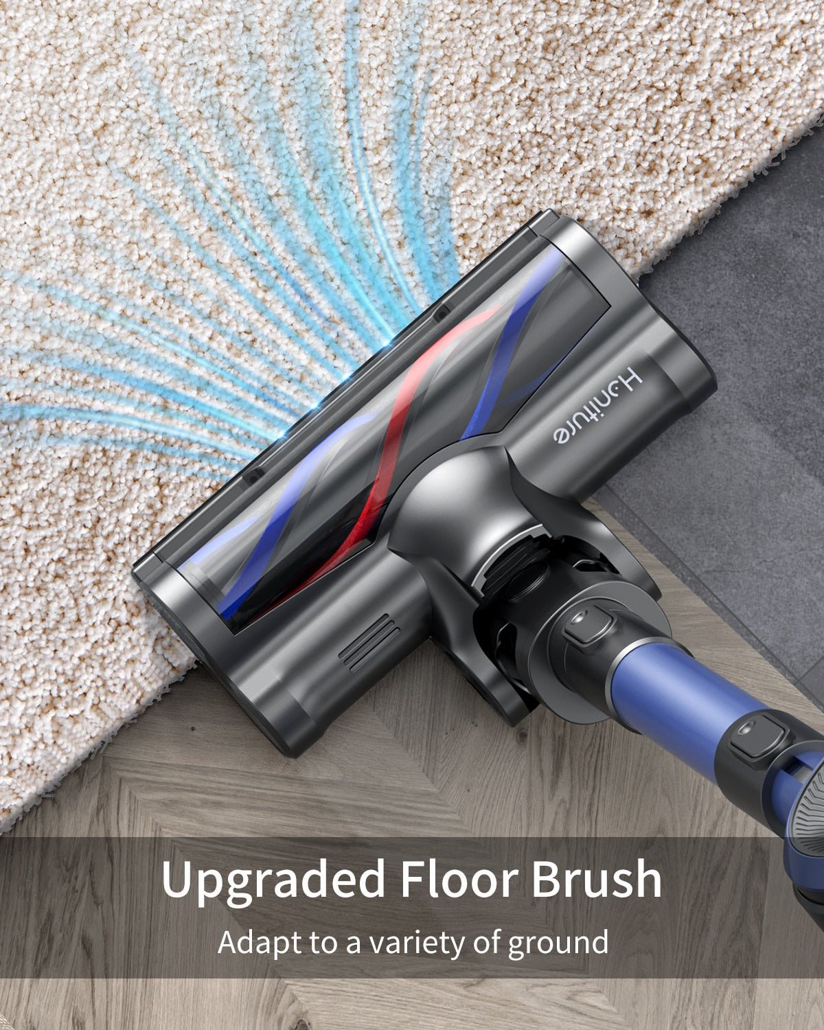 55 Mins 400W 33Kpa Cordless Wireless Vacuum Cleaner for Home Appliance Removable Battery S12 Aspiradora 5 Speed HD Touch Screen
