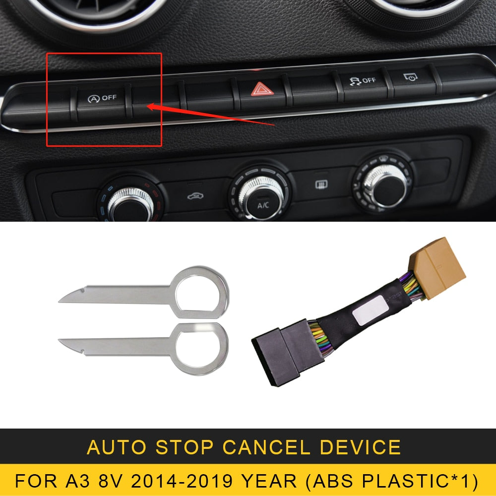 For Audi A4 B9 A5 B9 A3 8V Q5 FY Q3 F3 Q2 Q7 Car Automatic Stop Start Engine System Eliminator Disable Cable Auto Stop Canceller