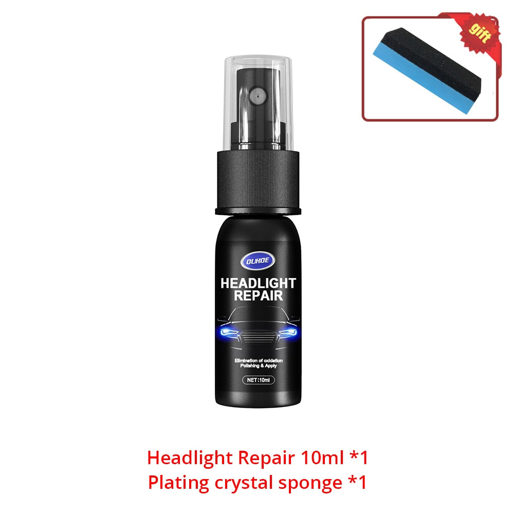 Car Headlight Polishing Agent Scratch Remover Repair Fluid Headlight Renewal Polish And Maintenance Liquid Kit Auto Accessories