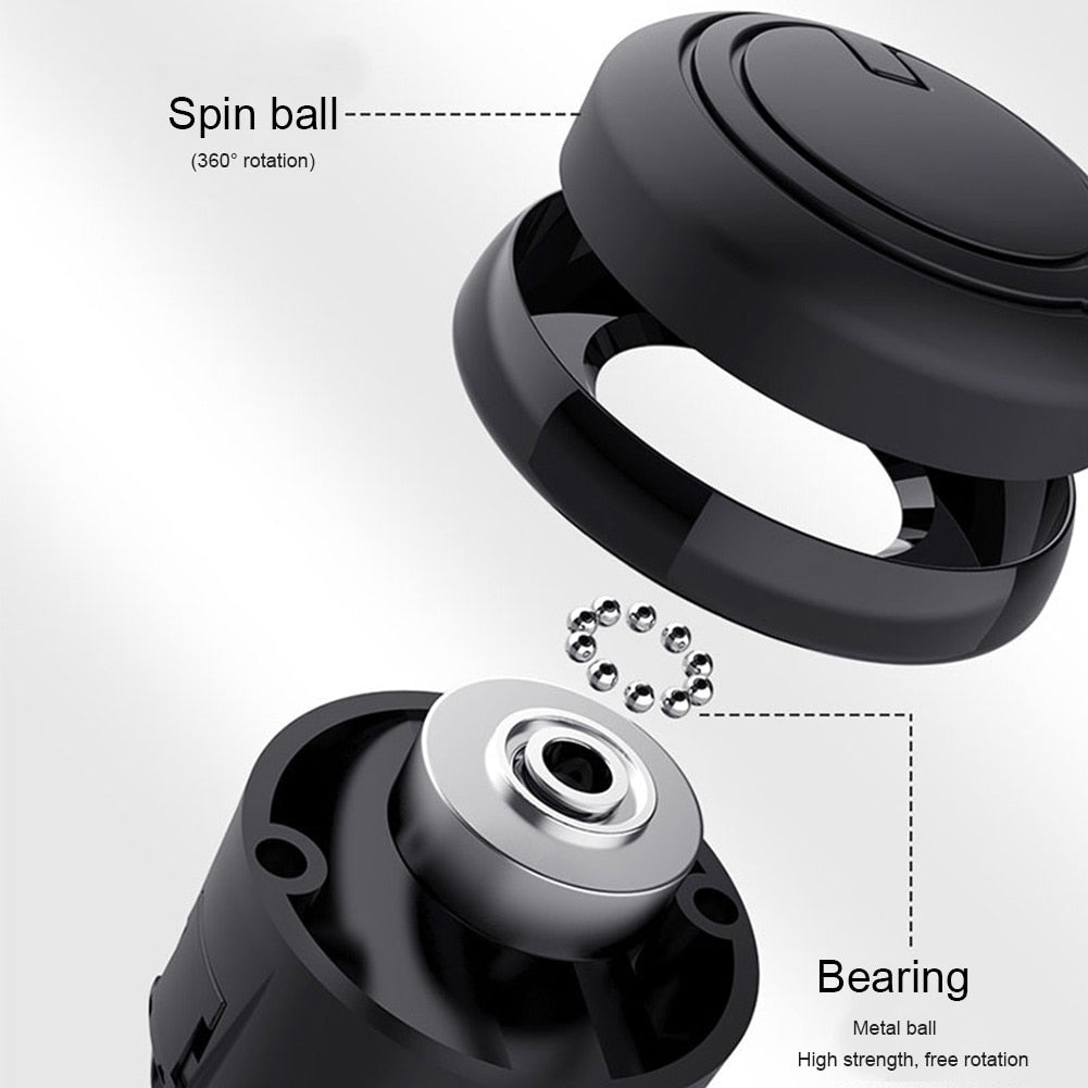 Universal Booster For Automobile Steering Wheel 360 Degree Rotating Power Ball Saves Effort Metal Bearing Power Handle Spherical