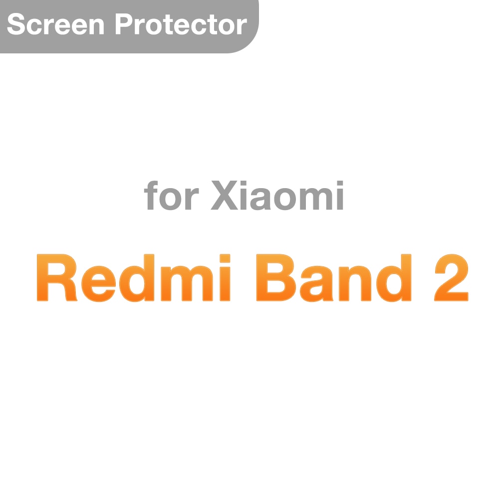 3D Protection Film For Xiaomi Redmi Band 2 Full Coverage Soft Screen Protector Film Accessories For Redmi Band2 (Not Glass)