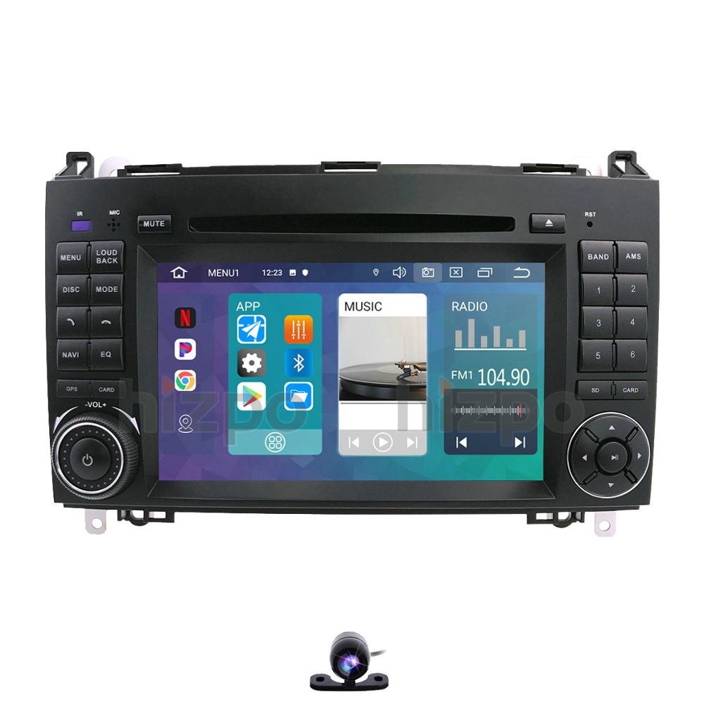 Android 10 IPS Quad Core 1G 16G Multimedia for Mercedes Benz W169 W245 Viano Vito W639 Sprinter W906 DVD RDS SWC DVR OBD2 4GWIFI