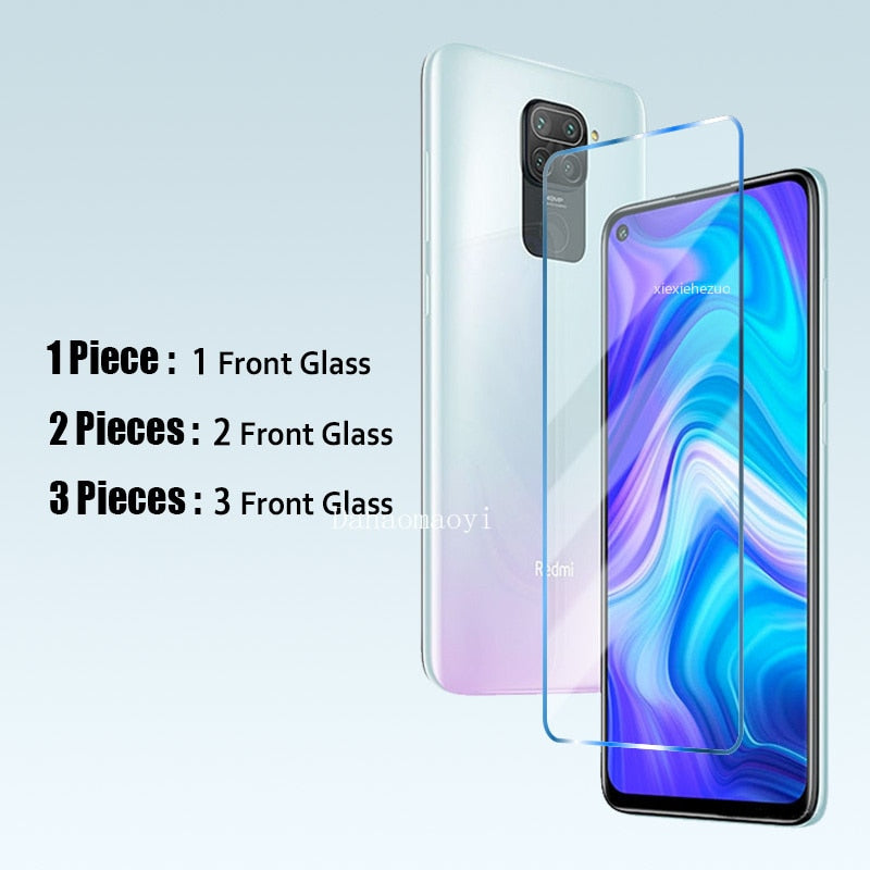 Vidrio Protector para Xiaomi Redmi Note 10, 11, 12 Pro, 5G, 9, 8, 7, 8T, 9S, 11S, 10S, Protector de pantalla en Redmi 9, 9T, 8T, 9C, 8A, 7A, 3 uds.