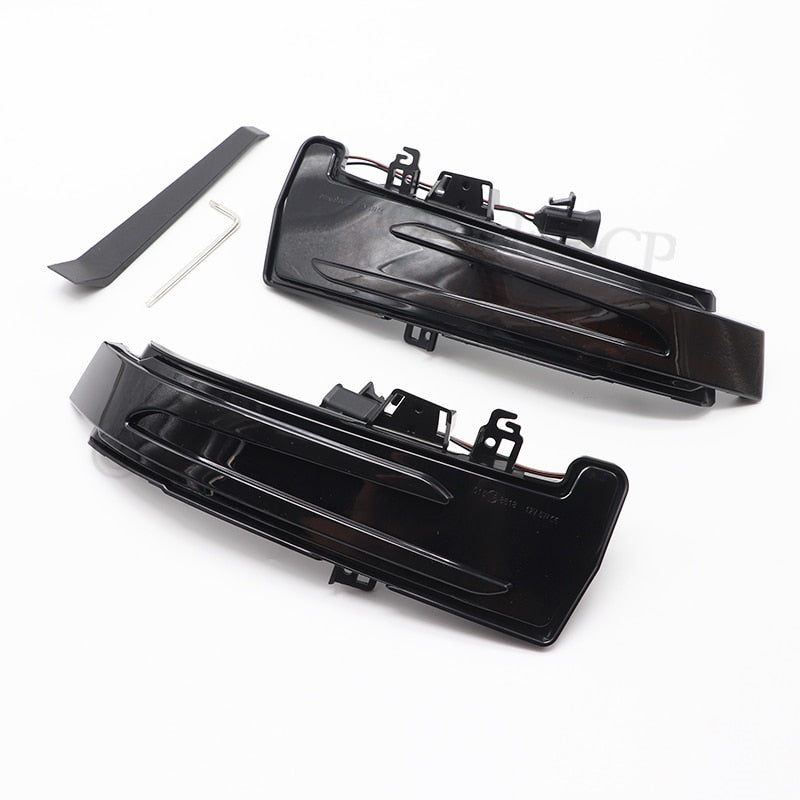 Dynamic turn signal LED rearview mirror streamer light For Mercedes Benz A B C E S CLA GLA GLK Class W176 W246 W212 W204 W221
