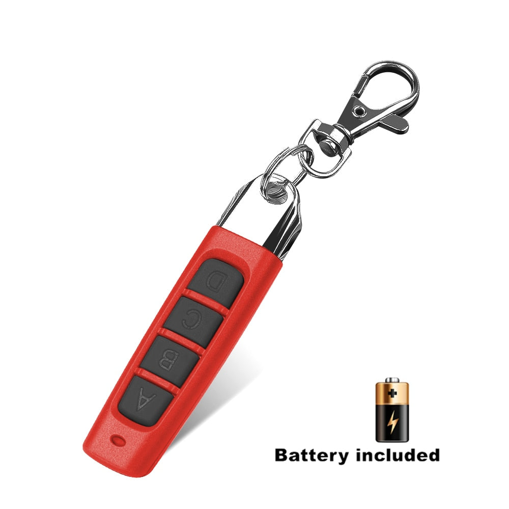 kebidu 433MHZ Copy Remote Control Auto 4 Channe Code Garage Gate Door Opener Remote Control Duplicator Cloning Code Car Key