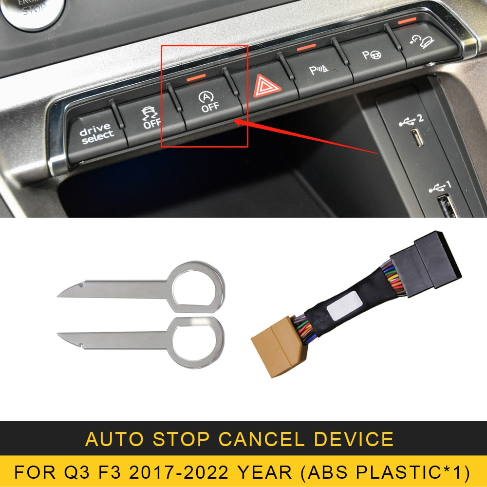For Audi A4 B9 A5 B9 A3 8V Q5 FY Q3 F3 Q2 Q7 Car Automatic Stop Start Engine System Eliminator Disable Cable Auto Stop Canceller