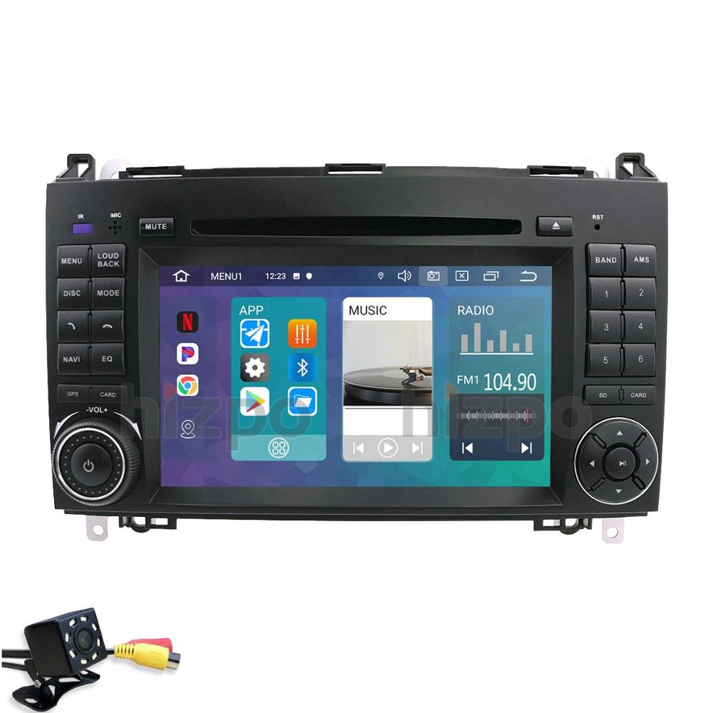 Android 10 IPS Quad Core 1G 16G Multimedia for Mercedes Benz W169 W245 Viano Vito W639 Sprinter W906 DVD RDS SWC DVR OBD2 4GWIFI
