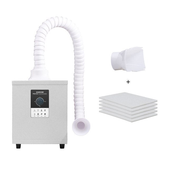 Soldadura FES150 De 150W Con Filtro Hepa Para Corte Láser, Impresora 3D DTF Y Aspiradora De Uñas