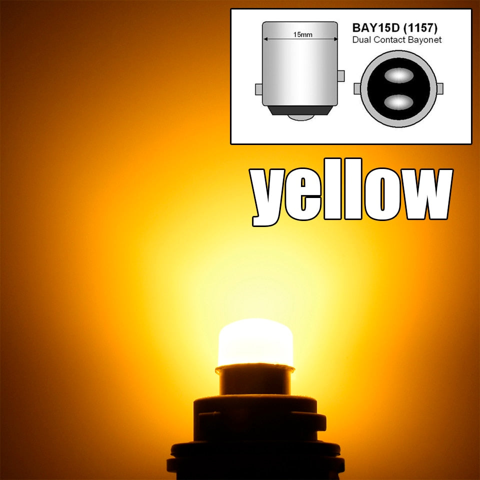 P21/5W Led 1157 High Bright Car Light BAY15D 1156 P21W Ba15S Bulb SMD Auto Universal Reverse Turn Signal Lamp Brake White DRL12V