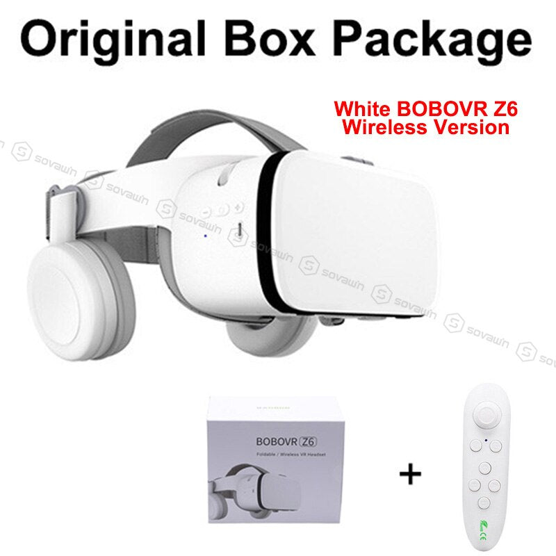 Original BOBOVR Z5 Update BOBO VR Z6 3D Glasses Virtual Reality Binocular Stereo VR Headset Helmet For iPhone Android