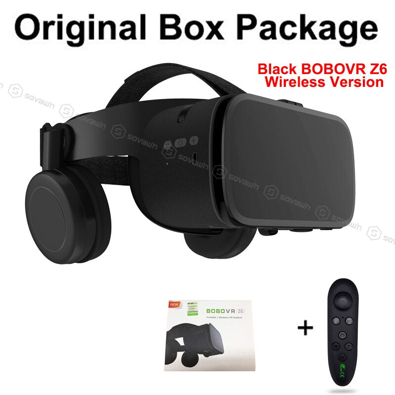 Original BOBOVR Z5 Update BOBO VR Z6 3D Glasses Virtual Reality Binocular Stereo VR Headset Helmet For iPhone Android