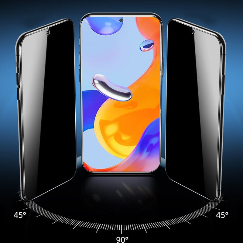 redmi note 10 Anti Peep glass for xiaomi redmi note 11 pro Privacy Screen Protector Tempered Glass redmi note 11s Camera lens Protector redmi note 11 pro Anti Spy 9H Hardness Protection redmi note 11 Case Friendly