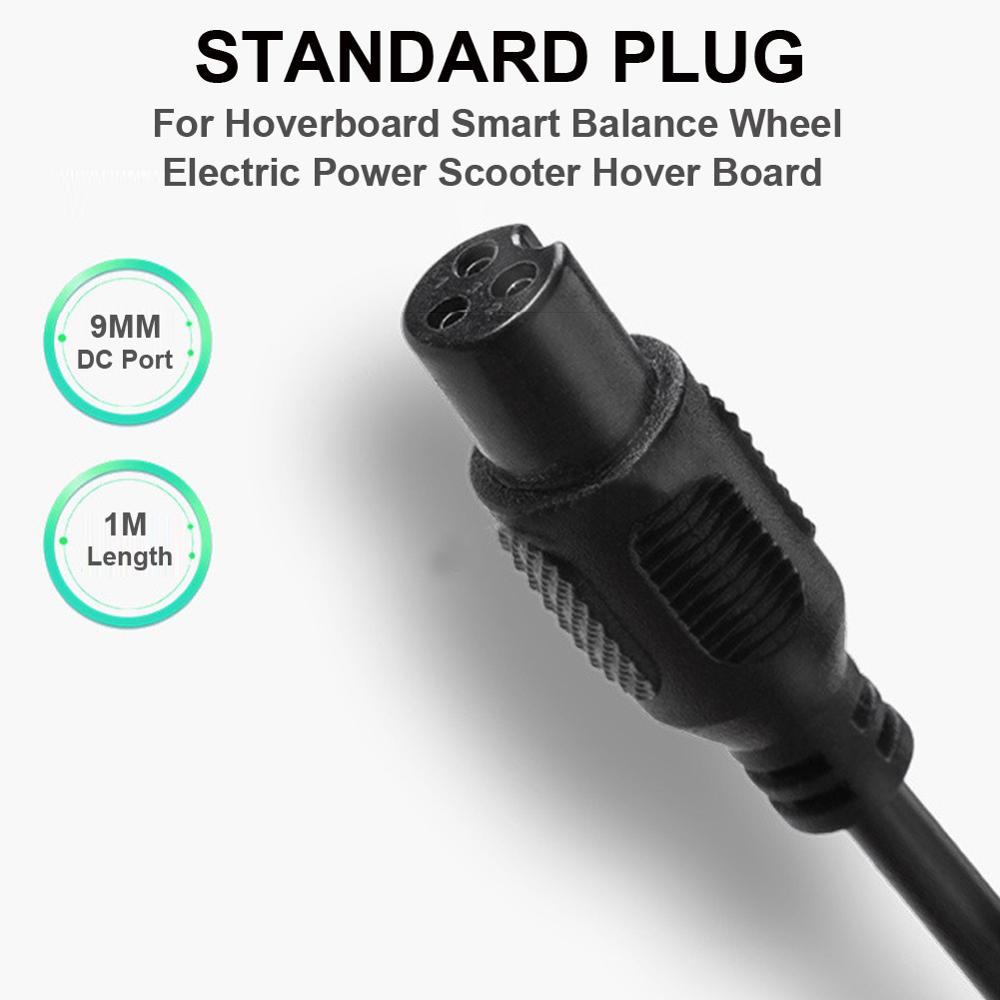 Electric Drive Smart Balance Wheel Charger Self Balancing Scooter Hover Board Battery Adapter for 42V 2A Battery Charger EU Plug