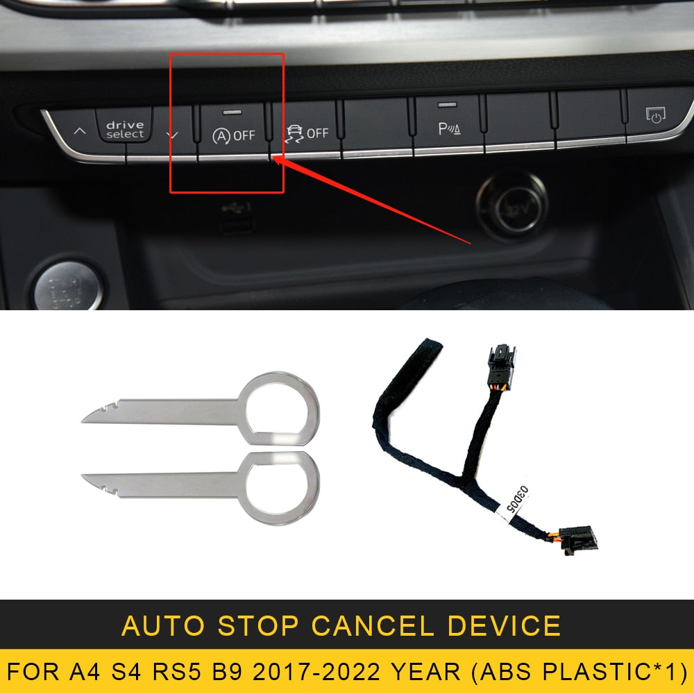 For Audi A4 B9 A5 B9 A3 8V Q5 FY Q3 F3 Q2 Q7 Car Automatic Stop Start Engine System Eliminator Disable Cable Auto Stop Canceller