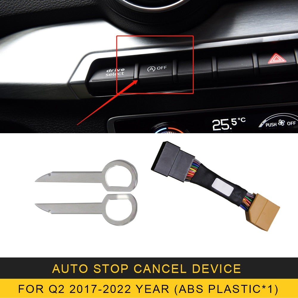 For Audi A4 B9 A5 B9 A3 8V Q5 FY Q3 F3 Q2 Q7 Car Automatic Stop Start Engine System Eliminator Disable Cable Auto Stop Canceller
