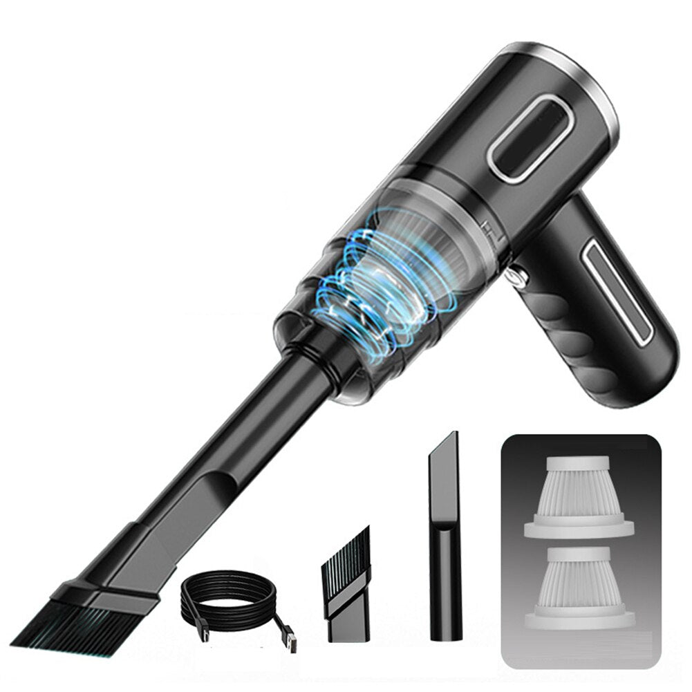 Wireless Car Vacuum Cleaner Car Home Mini Rechargeable Wet Dry Duster for Pet Hair Dust aspiradora sin cable пылесос