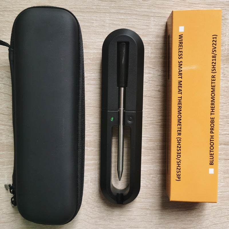 Meat Thermometer Wireless for Oven Grill BBQ Smoker Rotisserie Bluetooth Connect Digital Kitchen Tools Barbecue Accessories