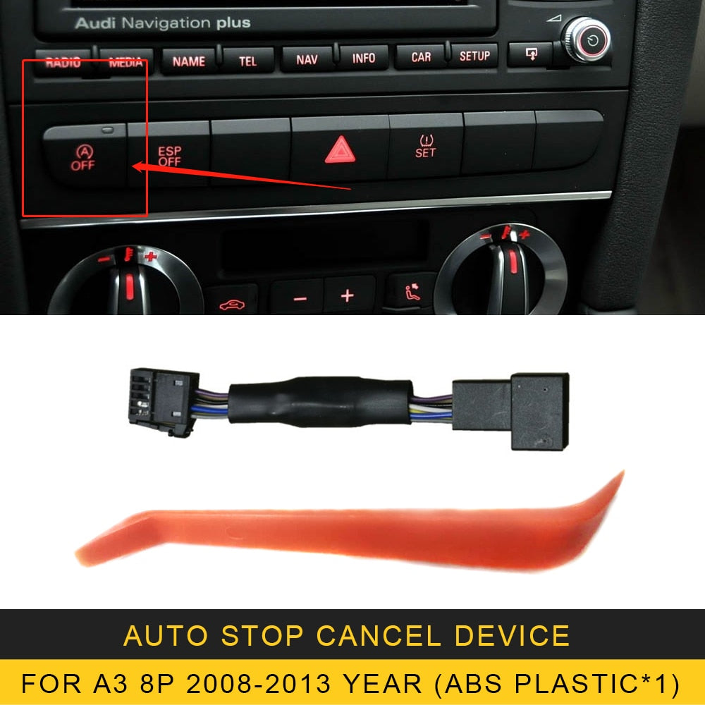 For Audi A4 B9 A5 B9 A3 8V Q5 FY Q3 F3 Q2 Q7 Car Automatic Stop Start Engine System Eliminator Disable Cable Auto Stop Canceller