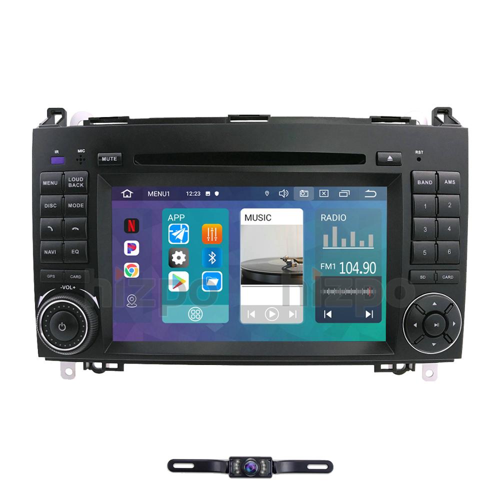 Android 10 IPS Quad Core 1G 16G Multimedia for Mercedes Benz W169 W245 Viano Vito W639 Sprinter W906 DVD RDS SWC DVR OBD2 4GWIFI