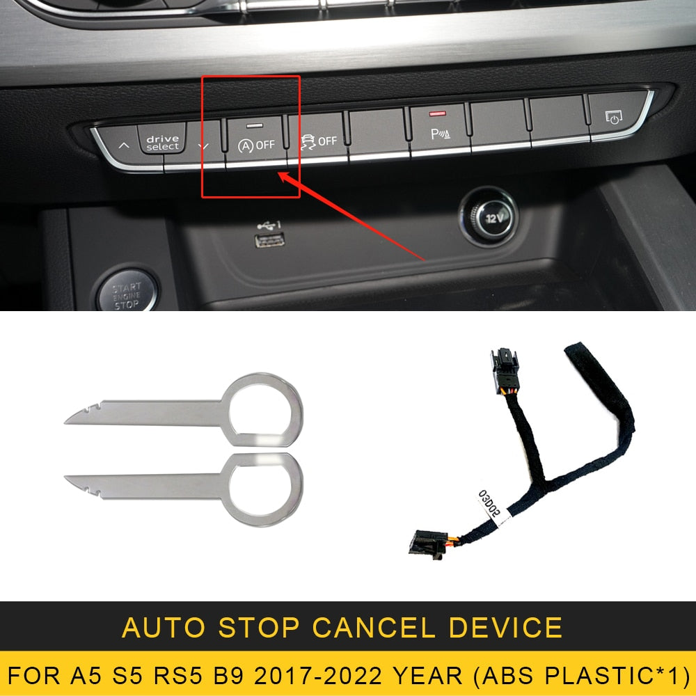 For Audi A4 B9 A5 B9 A3 8V Q5 FY Q3 F3 Q2 Q7 Car Automatic Stop Start Engine System Eliminator Disable Cable Auto Stop Canceller