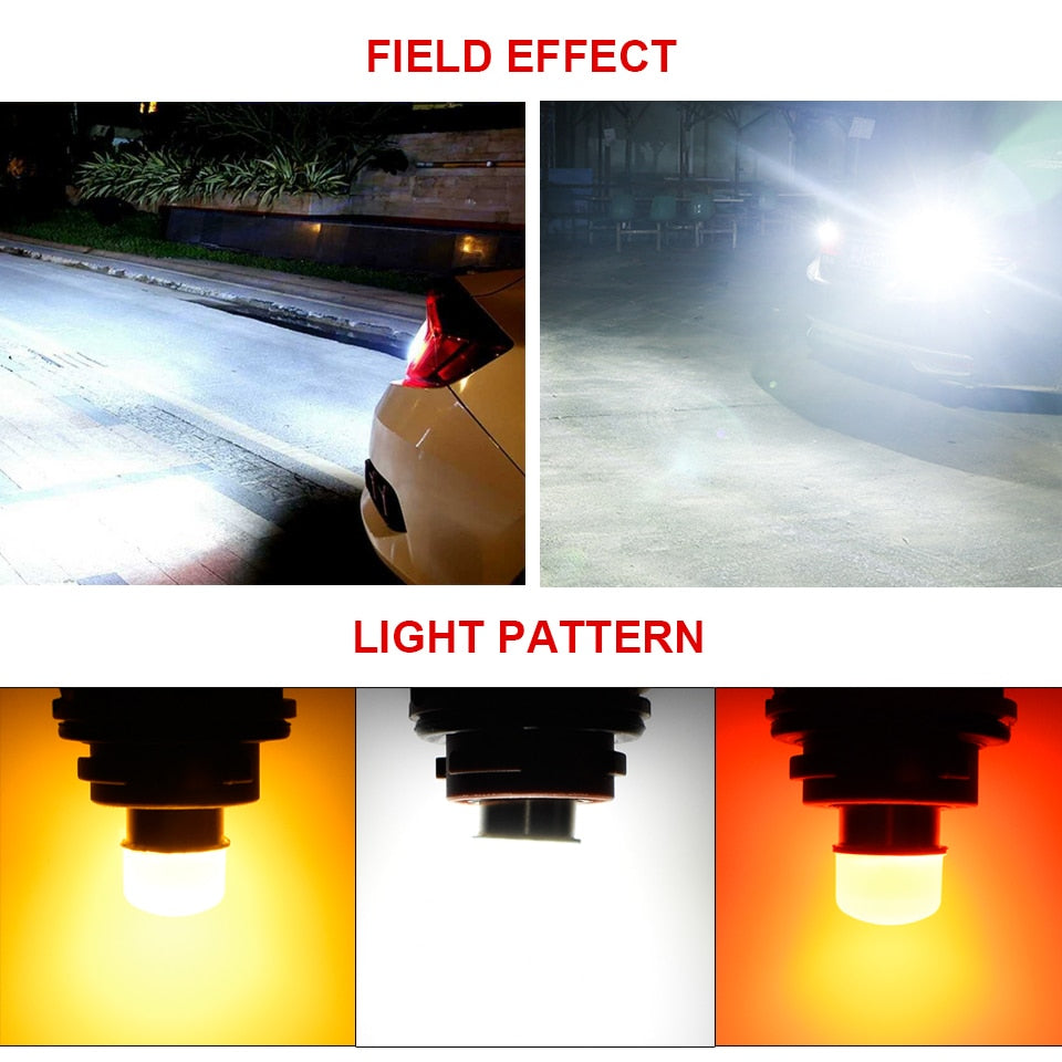 P21/5W Led 1157 High Bright Car Light BAY15D 1156 P21W Ba15S Bulb SMD Auto Universal Reverse Turn Signal Lamp Brake White DRL12V