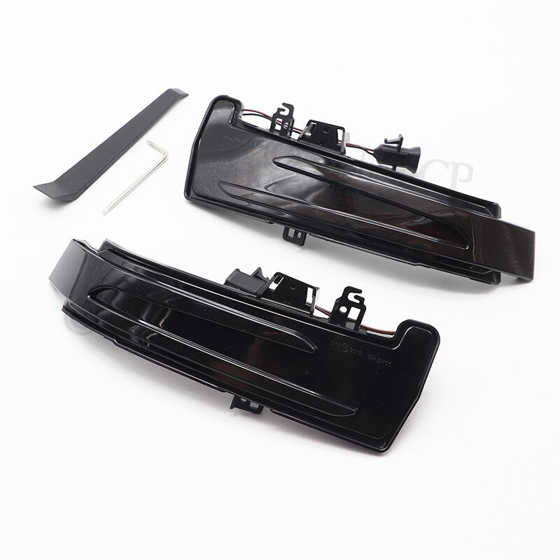 Dynamic turn signal LED rearview mirror streamer light For Mercedes Benz A B C E S CLA GLA GLK Class W176 W246 W212 W204 W221