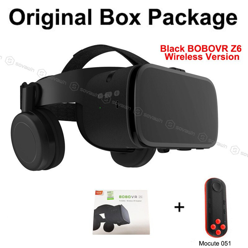 Original BOBOVR Z5 Update BOBO VR Z6 3D Glasses Virtual Reality Binocular Stereo VR Headset Helmet For iPhone Android