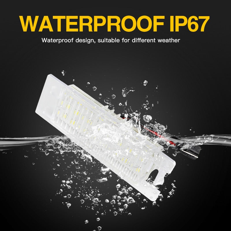 2Pcs Canbus Car LED Number License Plate Light for Opel Vectra C Astra J H Zafira B Insignia Corsa C Meriva A Tigra B Lamp