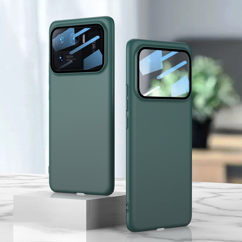 GKK 360 Full Protection Case For Xiaomi 11 Ultra Camera Glass Protection Anti-knock Matte PC Hard Cover For Xiaomi 11 Ultra Case