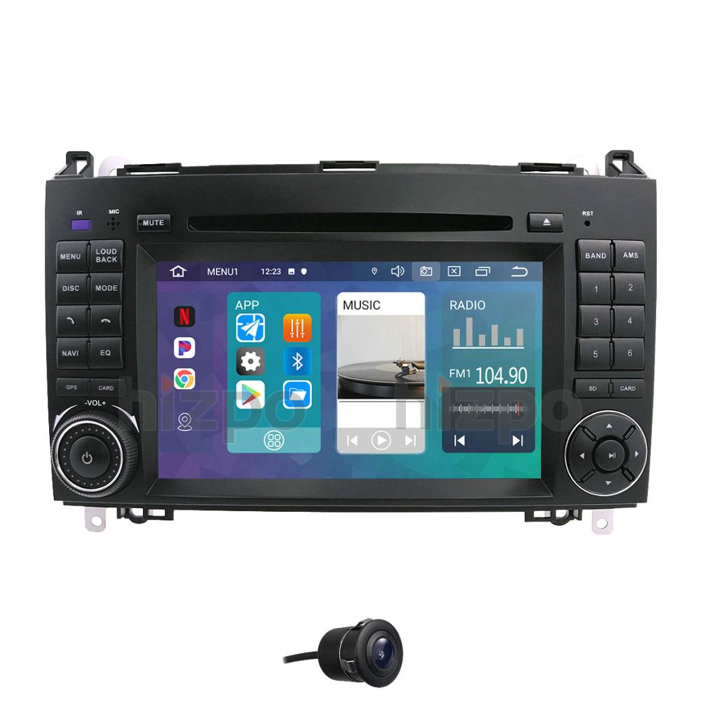 Android 10 IPS Quad Core 1G 16G Multimedia for Mercedes Benz W169 W245 Viano Vito W639 Sprinter W906 DVD RDS SWC DVR OBD2 4GWIFI