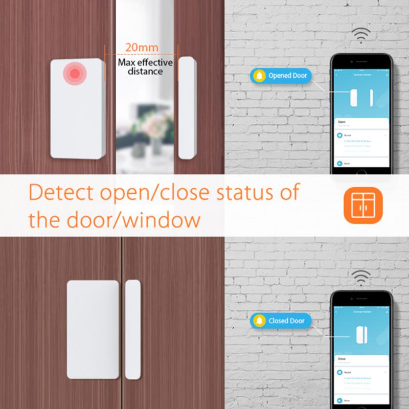 CORUI Tuya ZigBee Window Door Sensor De Porta Deur Open/Gesloten Detector Alexa Google Home Smar Tlife App Casa Inteligente