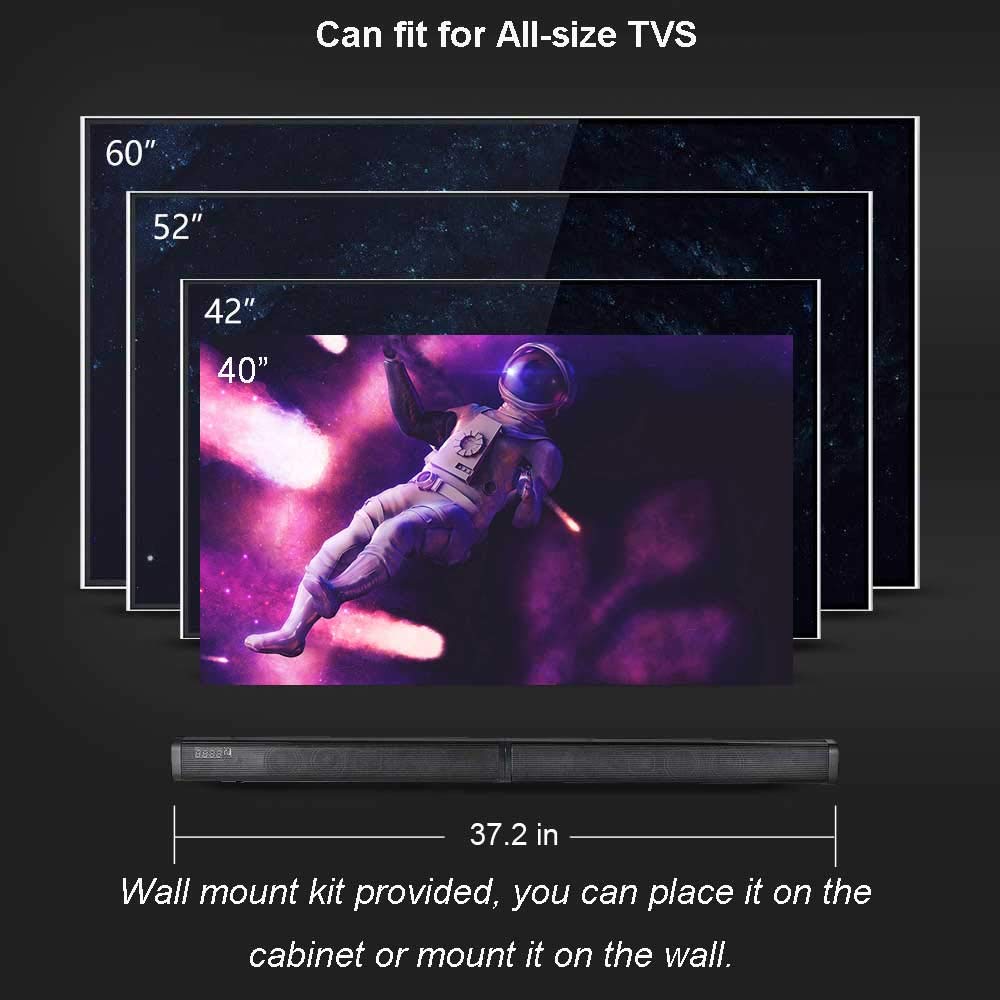 Sounderlink detachable Bluetooth TV Soundbar wireles speaker HiFi tower Audio home theater Sound bar optical for LED TV