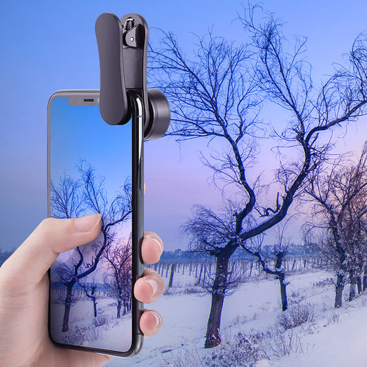 Wide angle phone lens capturing landscape – 150° field of view clip-on lens | BibangS
