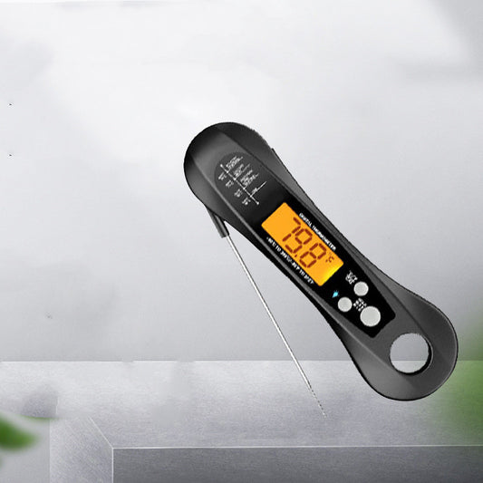 Waterproof Foldable Probe Thermometer – -50°C to 300°C Instant Read Digital.