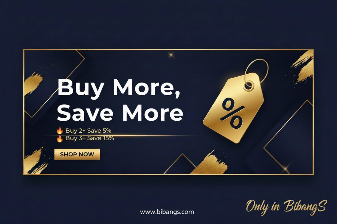 BibangS volume discount explained – save more on every order with tiered pricing and bulk purchase deals.